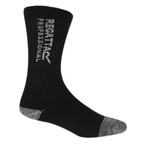 Regatta Hardwear Mens Workwear Socks (Pack Of 3) / Black